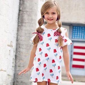 Lola + The Boys Bombpop Americana Patriotic Dress/tunic sz 8